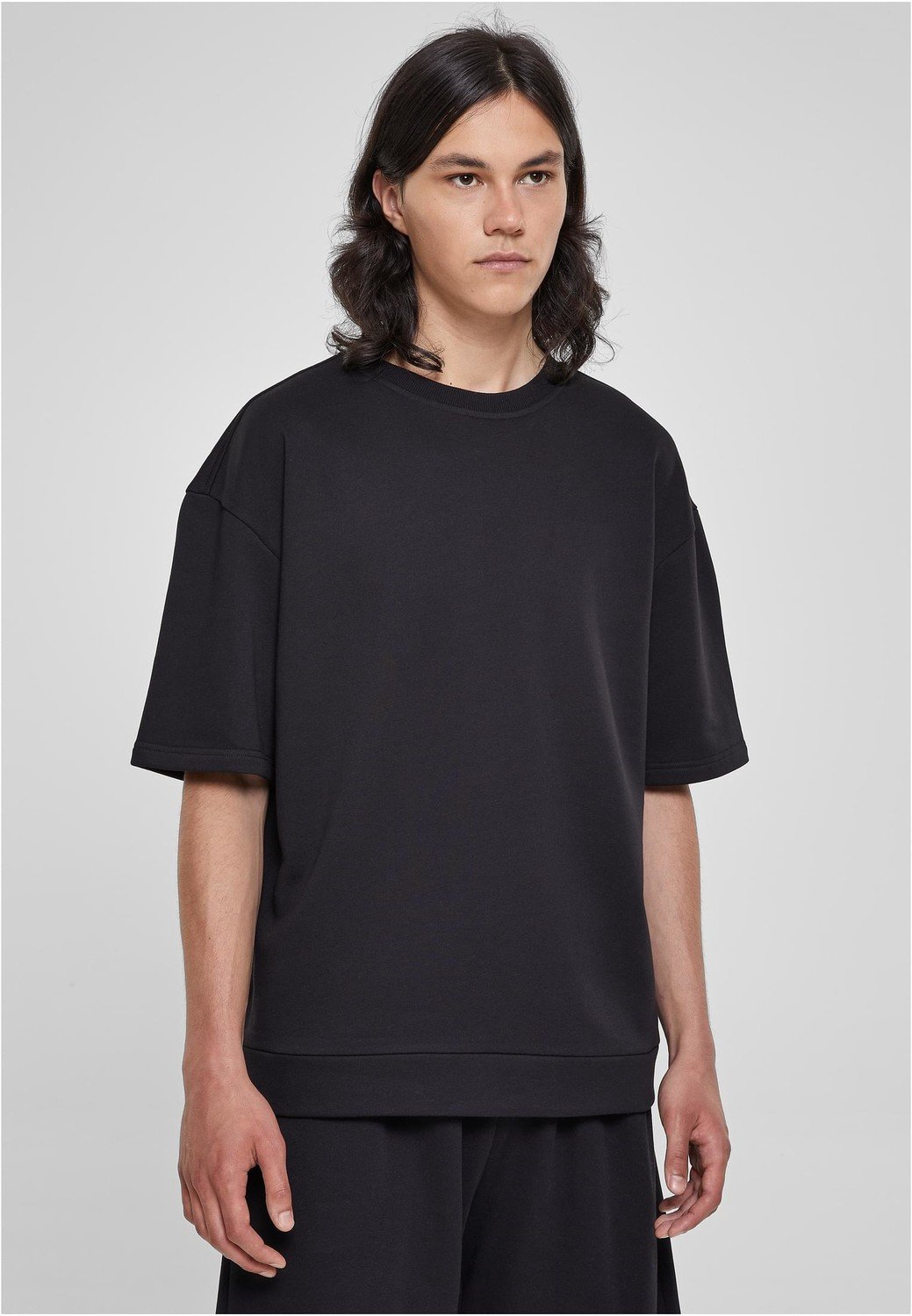 Oversized Short Sleeve Crew black