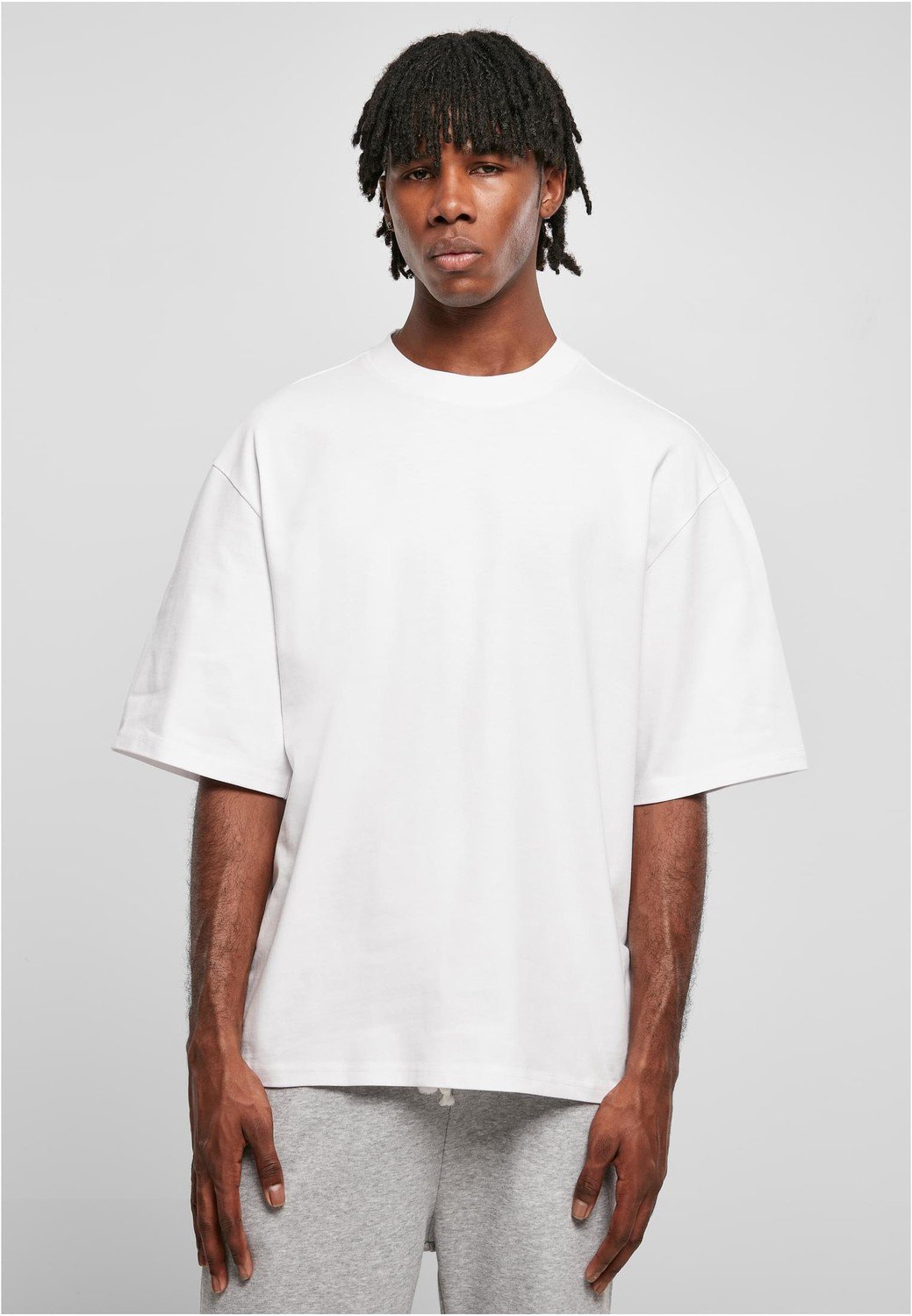 Organic Oversized Sleeve Tee white