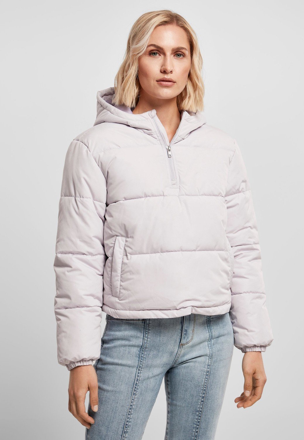 Dámská bunda Puffer Pull Over Jacket soft lilac