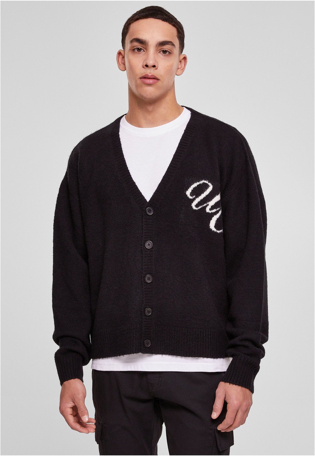 Initials Cardigan black