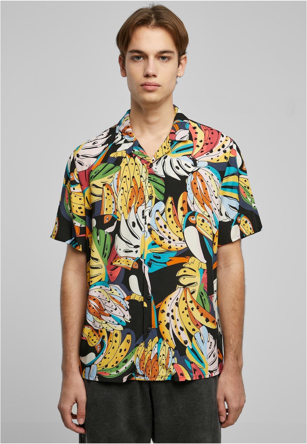 Viscose AOP Resort Shirt toucans