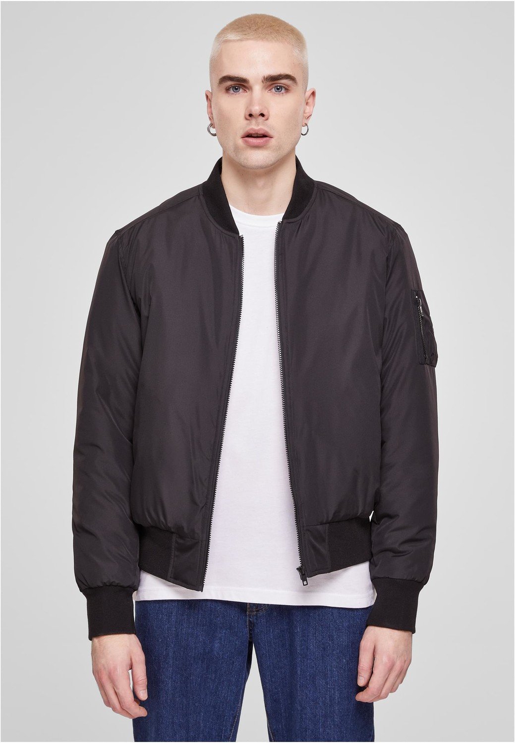Recyclet Basic Bomber Jacket black