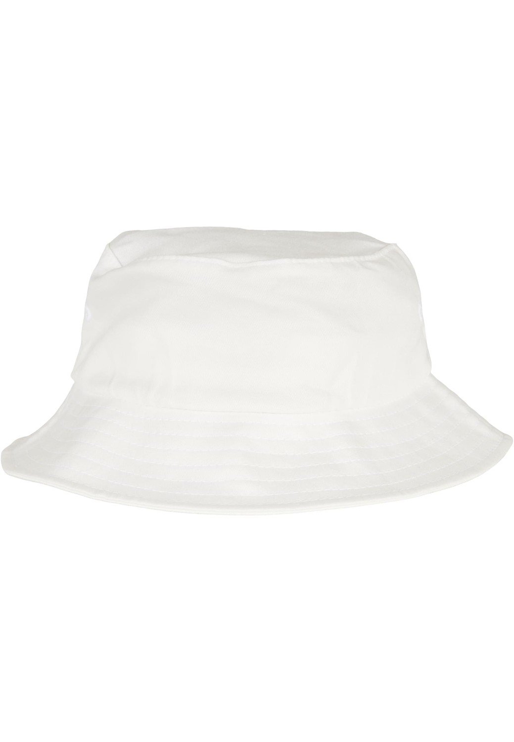 Dětská čepice Flexfit Cotton Twill Bucket, bílá