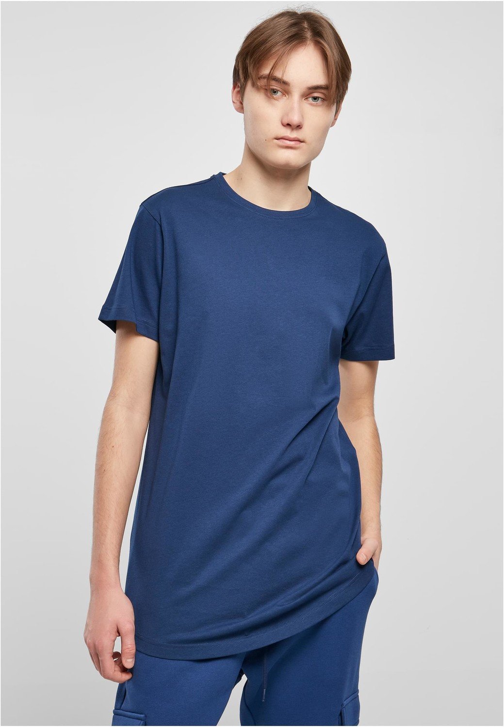 Shaped Long Tee spaceblue