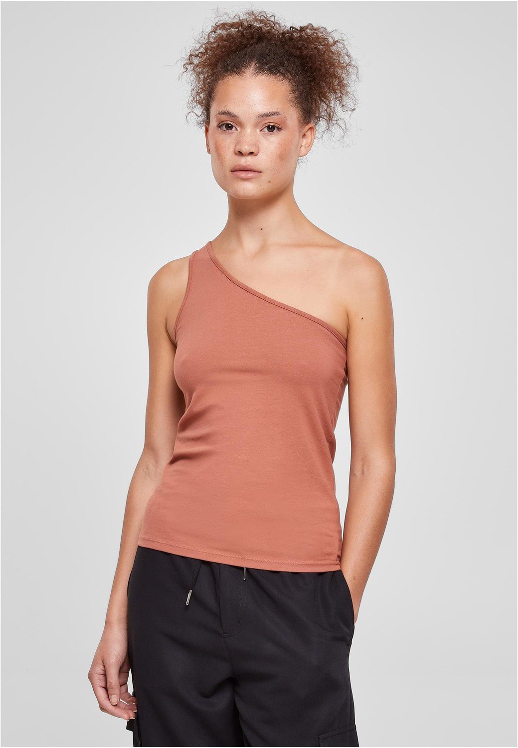 Ladies Asymmetric Top terracotta