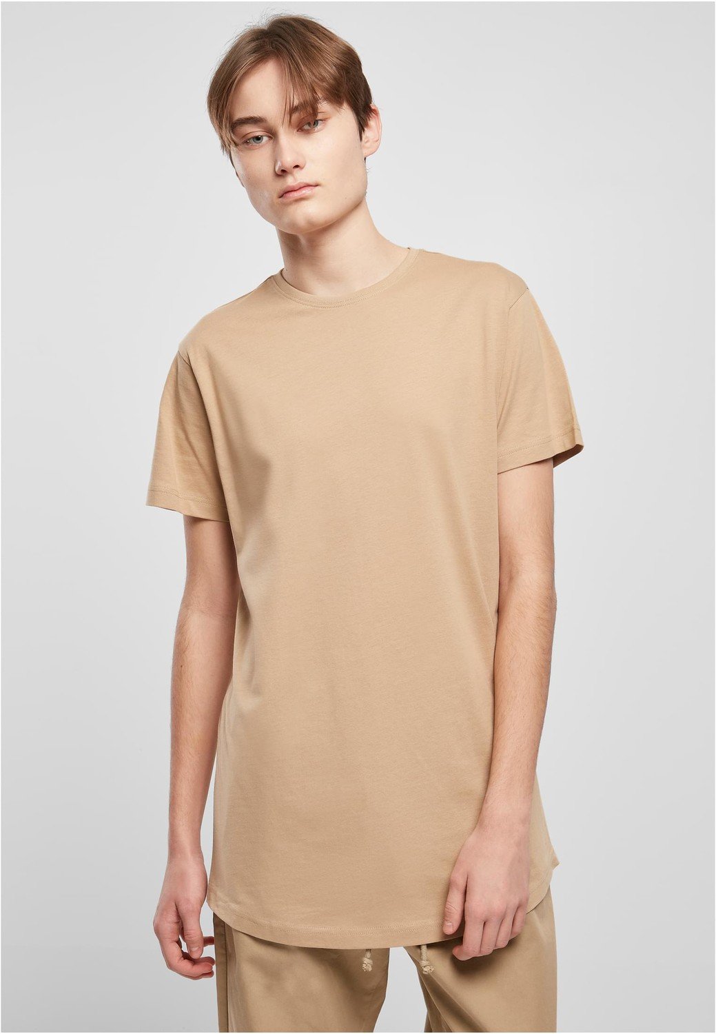 Shaped Long Tee unionbeige