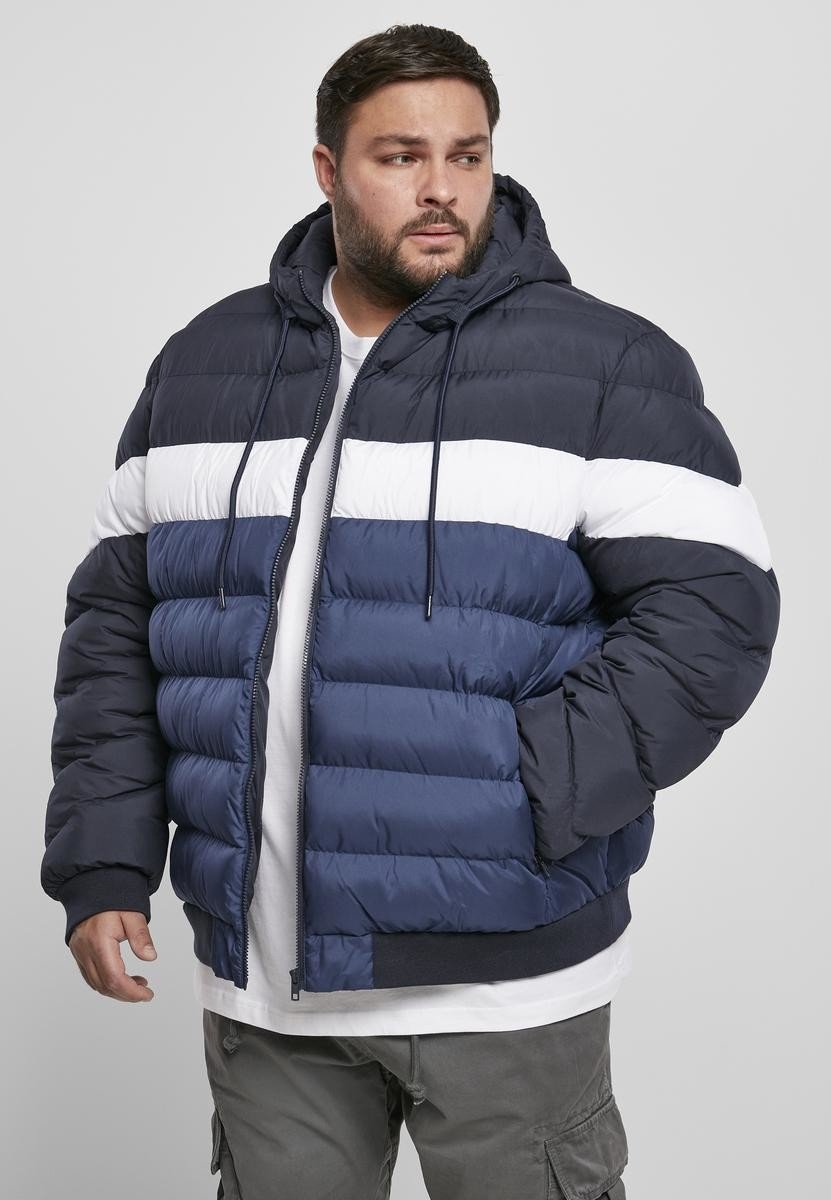 Bunda Colorblock Bubble Jacket půlnoční/tmavě modrá