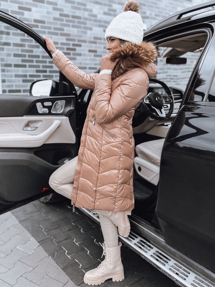 Dámská zimní bunda STELLAR camel Dstreet