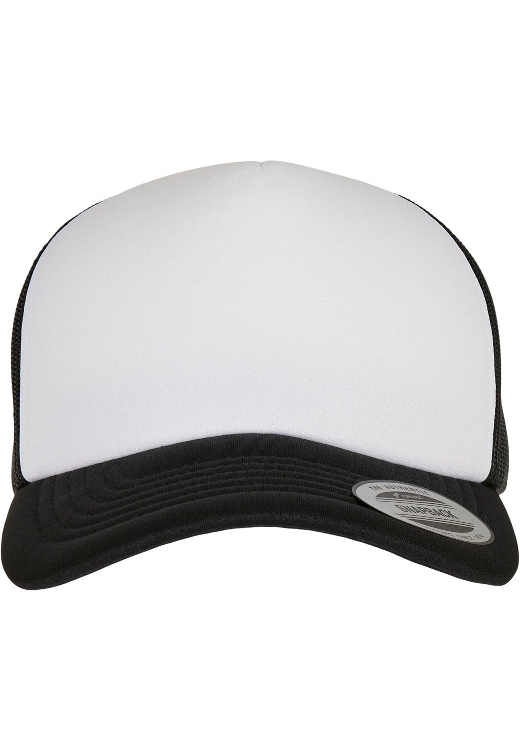 YP Classics® Curved Foam Trucker Cap – White Front black/white/black