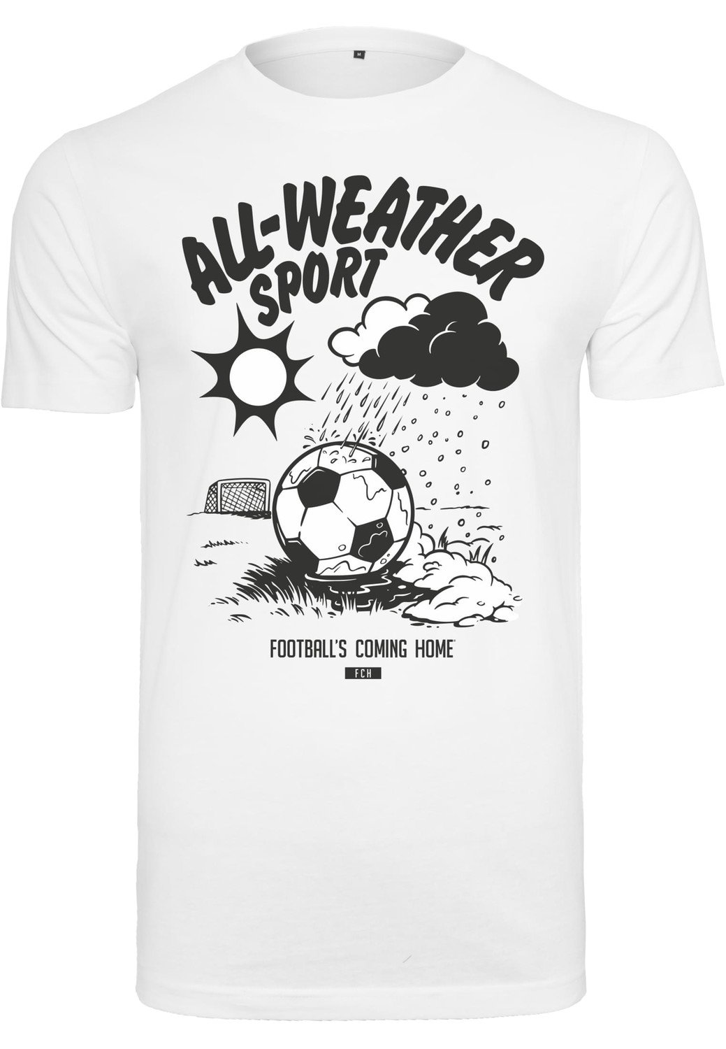 Footballs Coming Home All Weather Sports Tee white