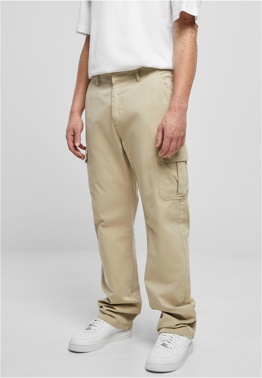 Straight Leg Cargo Pants sand