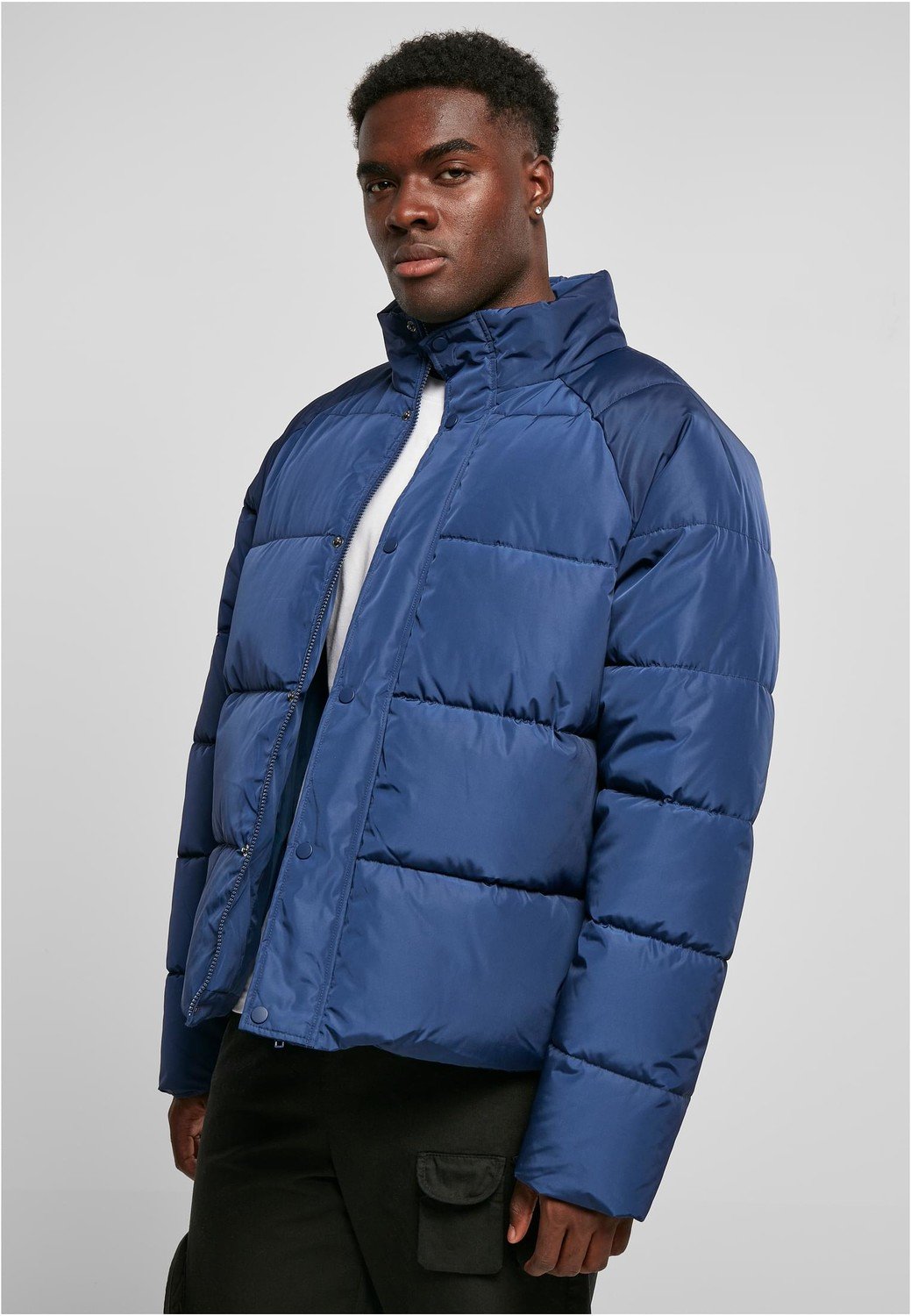 Raglan Puffer Jacket darkblue