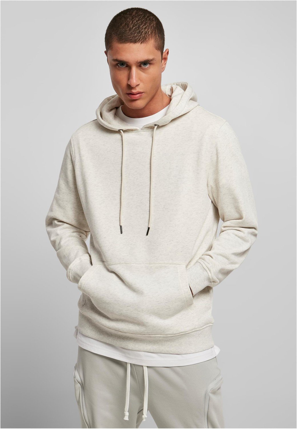 Základní barva Terry Hoody světle šedá