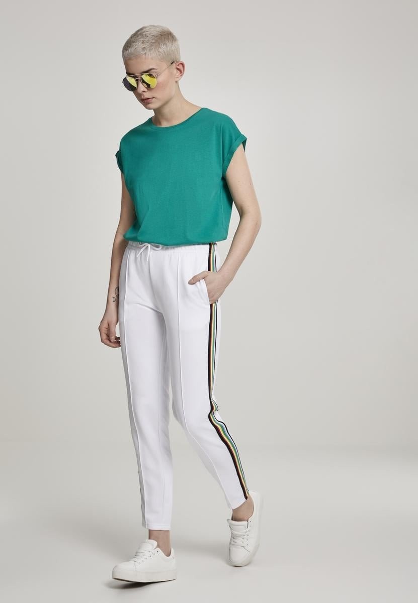 Dámské tričko s prodlouženým ramenem, svěží zelené