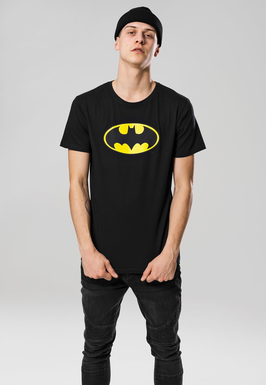 Černé tričko s logem Batman