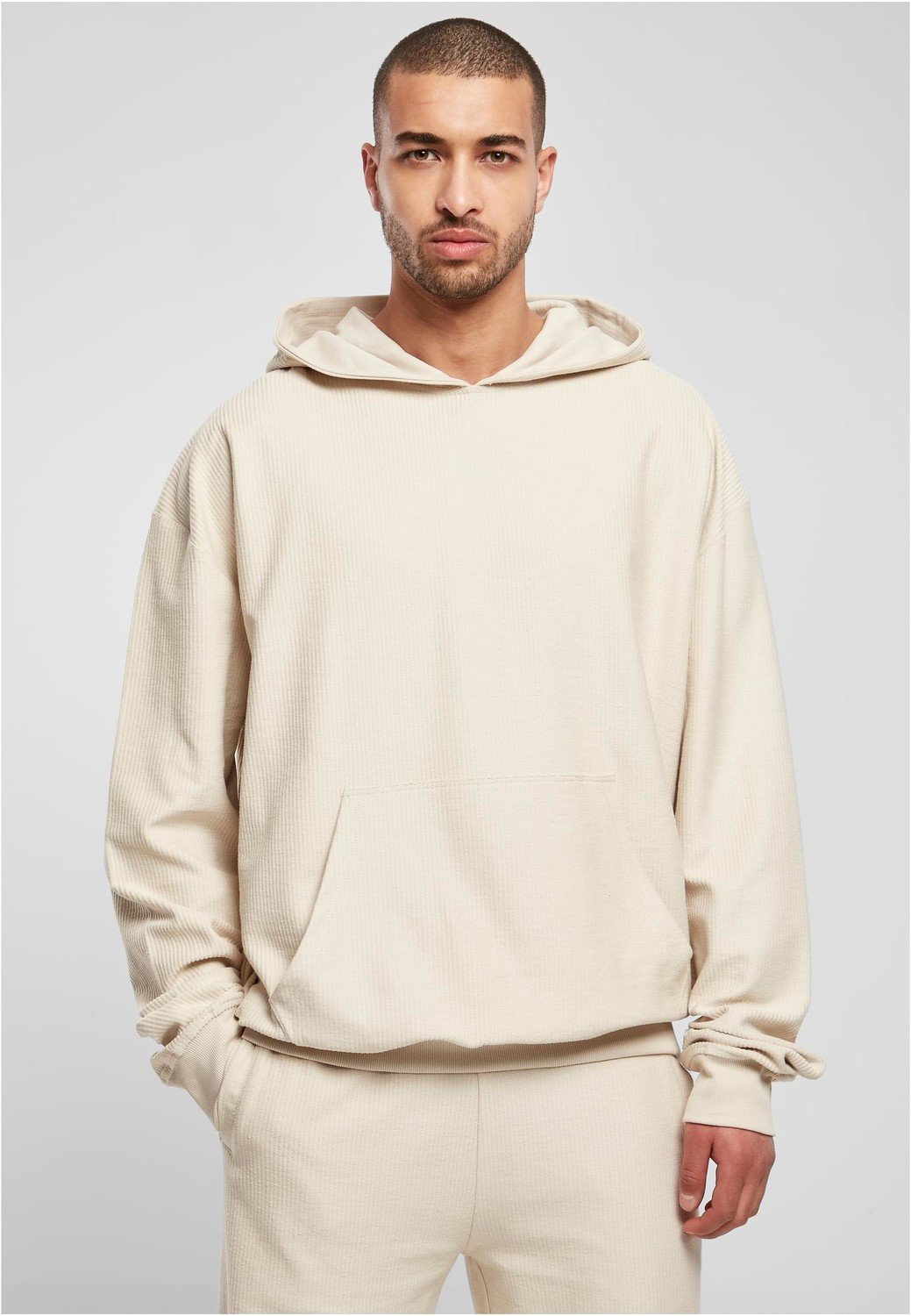 Rib Terry Boxy Hoody softseagrass