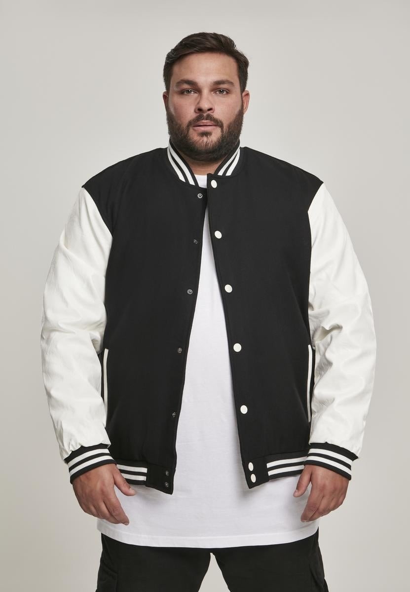 Oldschool College Jacket blk/wht