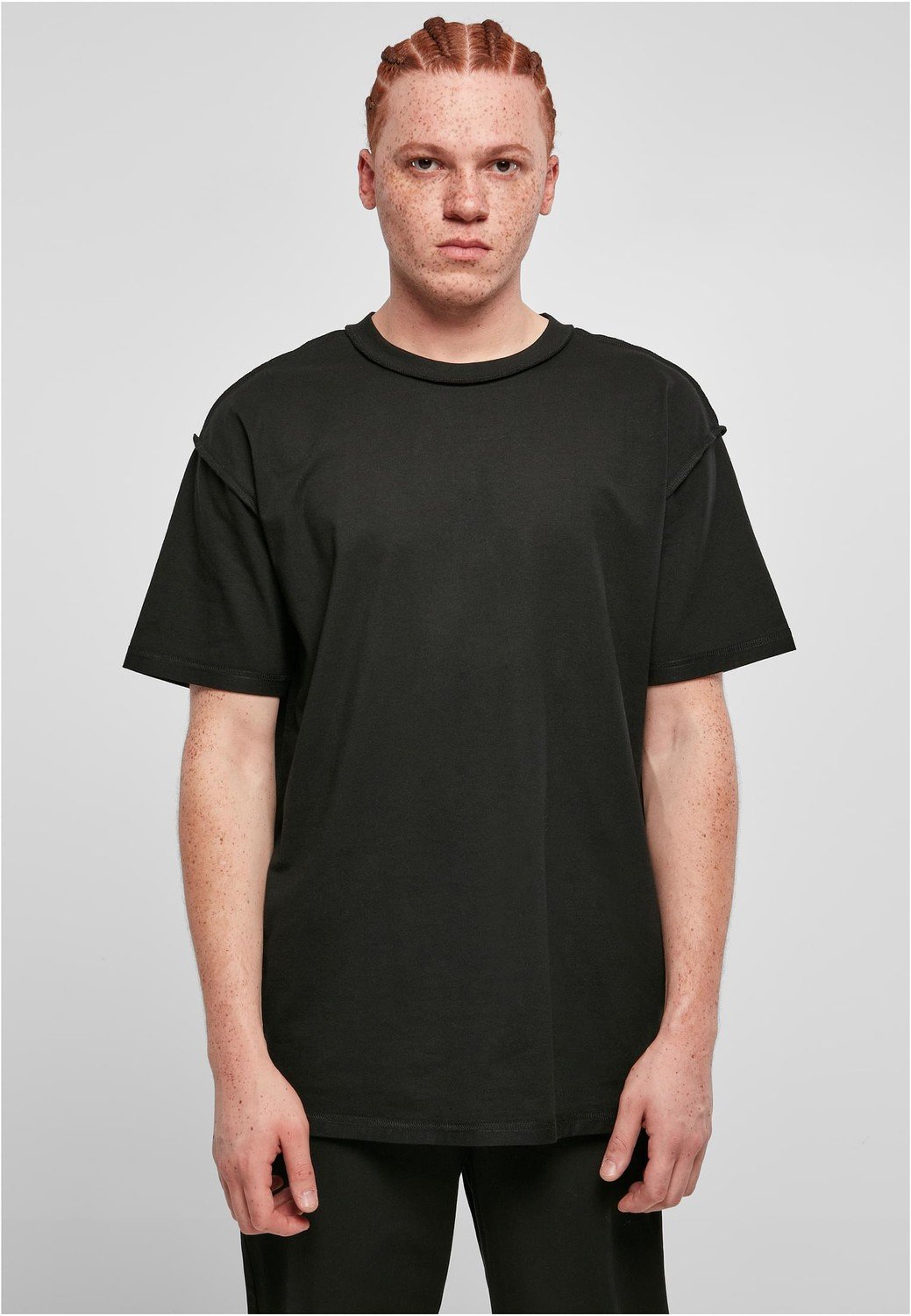 Oversized Inside Out Tee black