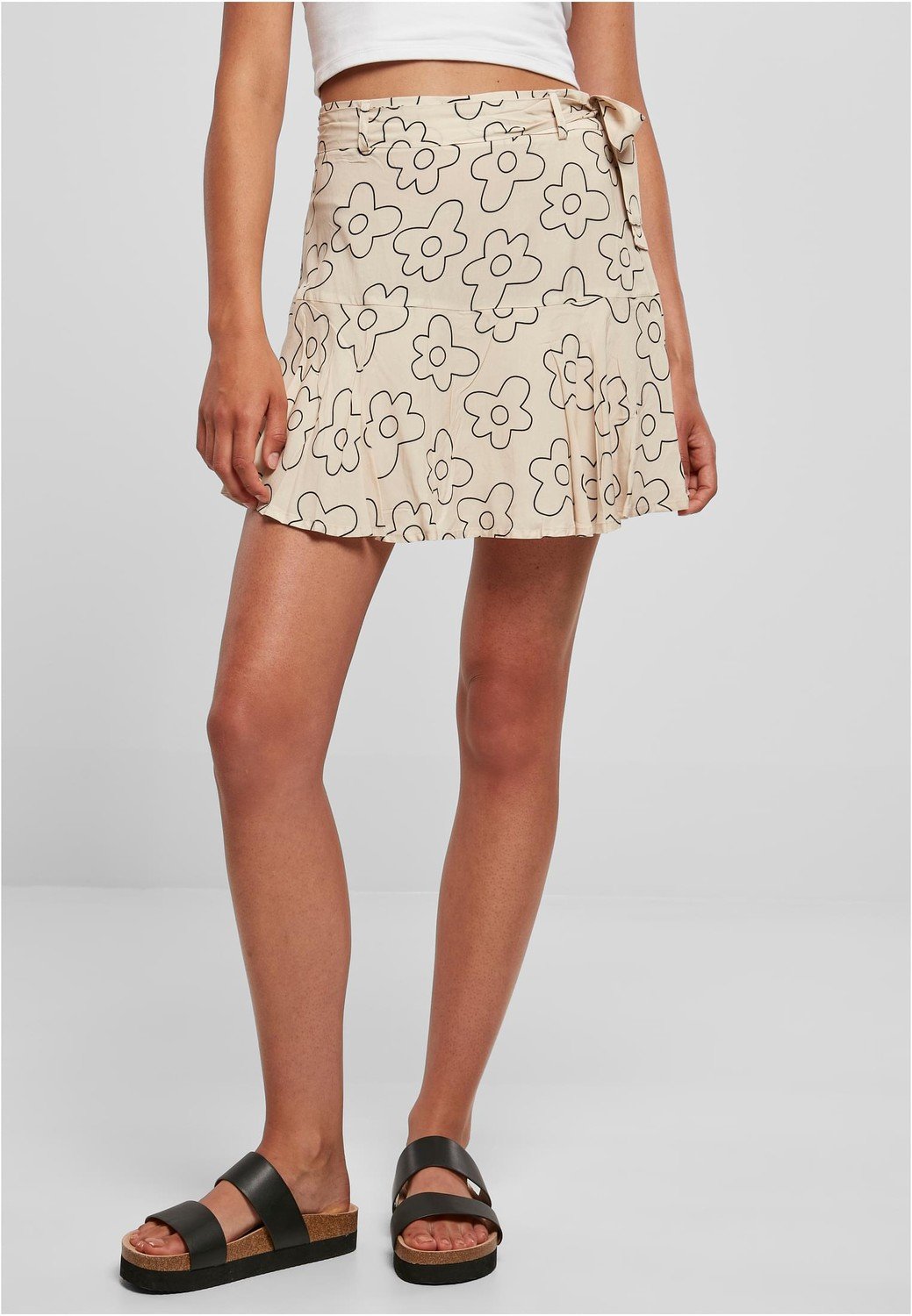 Ladies Viscose Mini Skort softseagrassflower