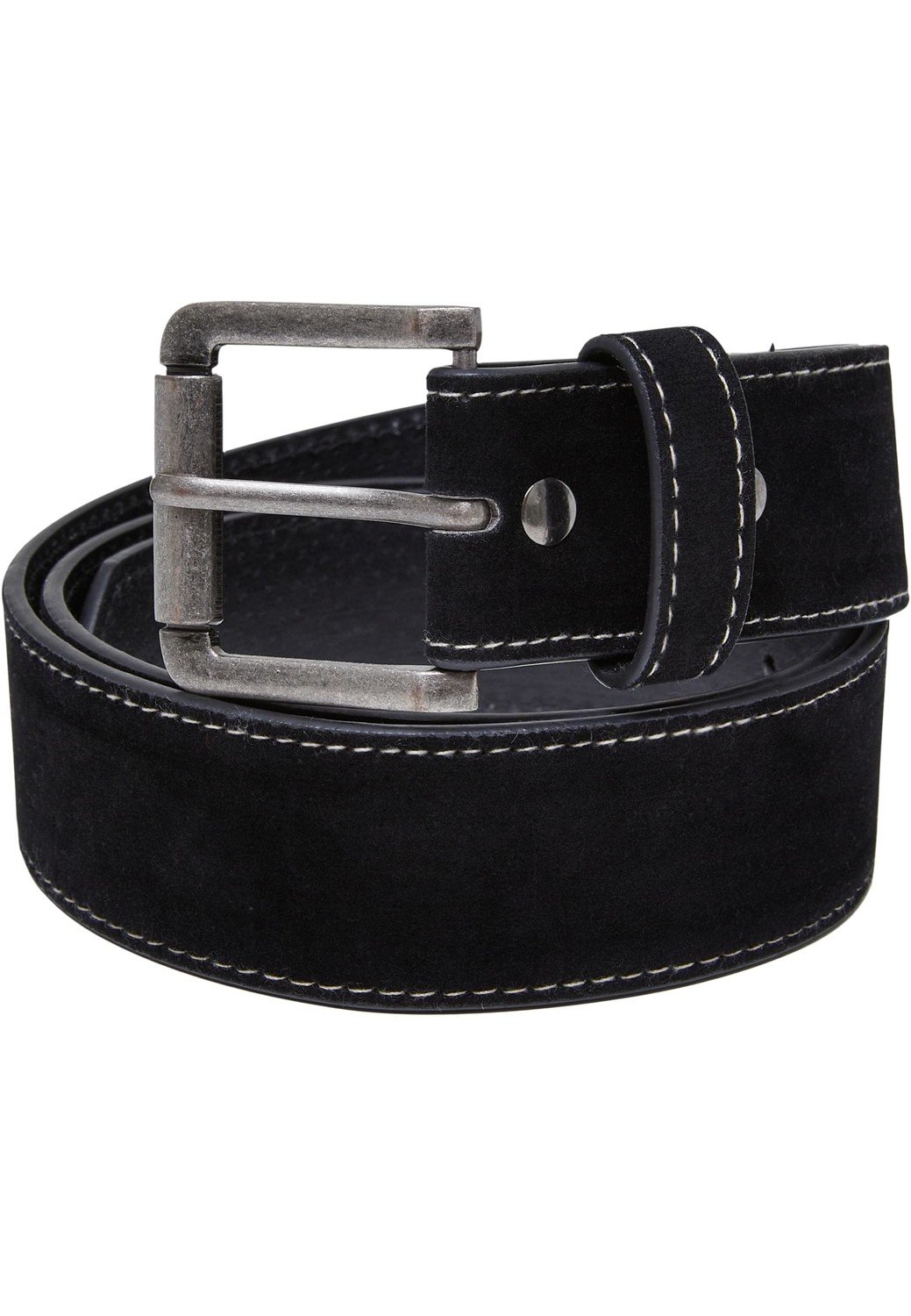 Synthetic Leather Layering Belt black