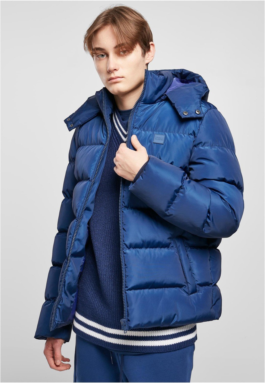 Hooded Puffer Jacket spaceblue