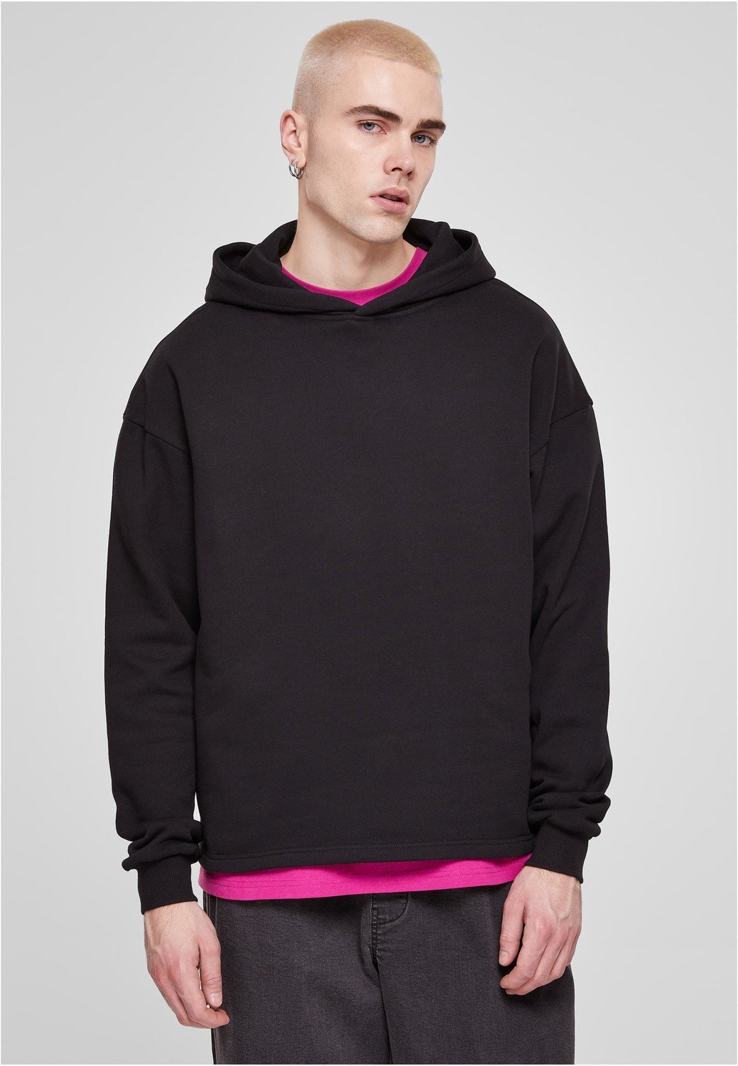 Organic Loose Hoody black