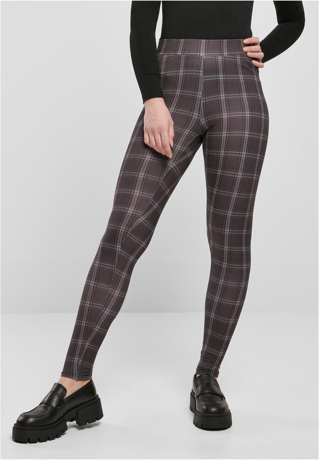 Ladies Soft AOP Leggings blackcheck