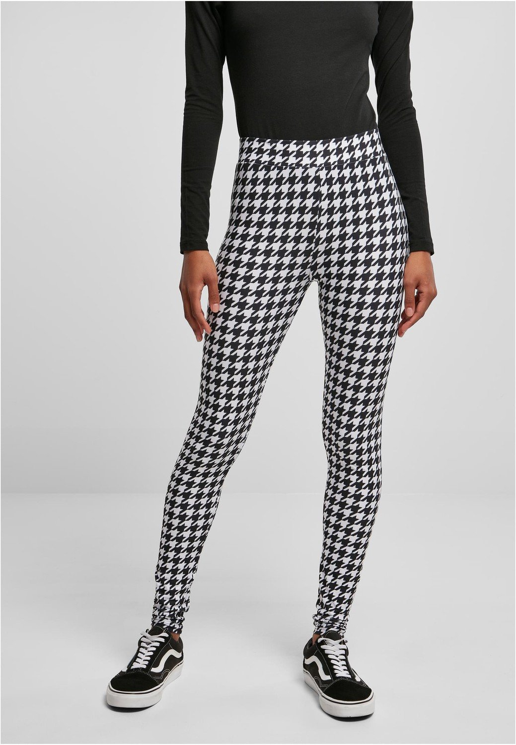 Ladies Soft AOP Leggings blackhoundstooth