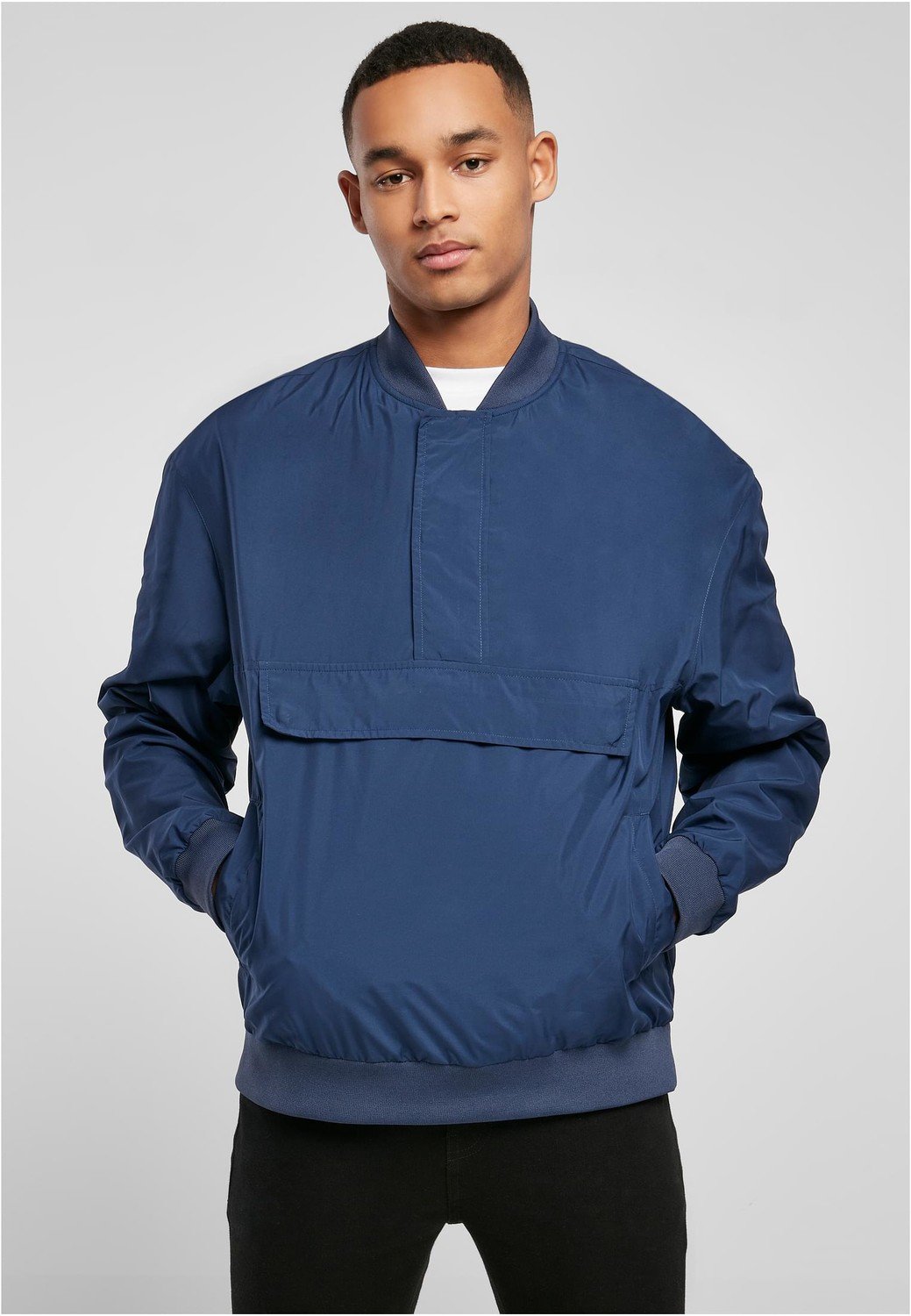 Pullover Bomber Jacket darkblue