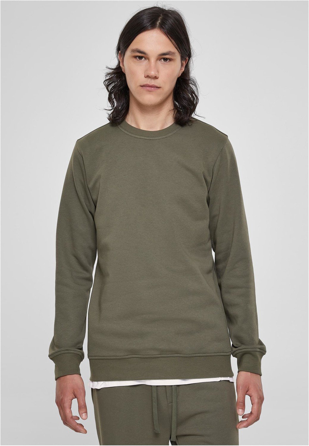 Basic Terry Crew olive