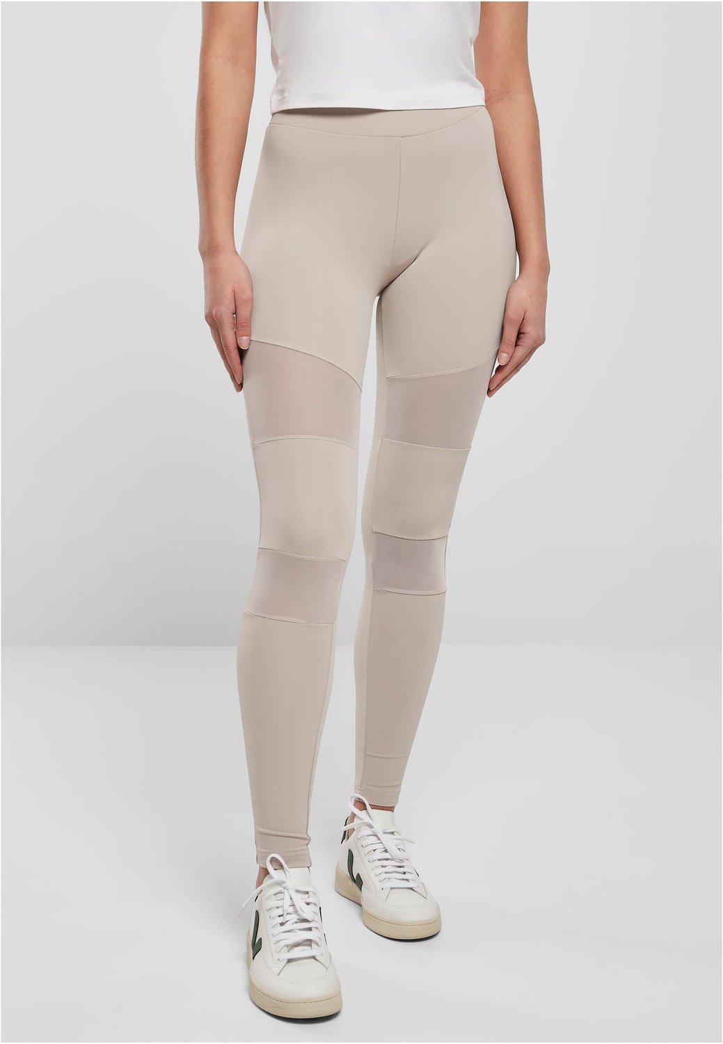 Ladies Tech Mesh Leggings warmgrey
