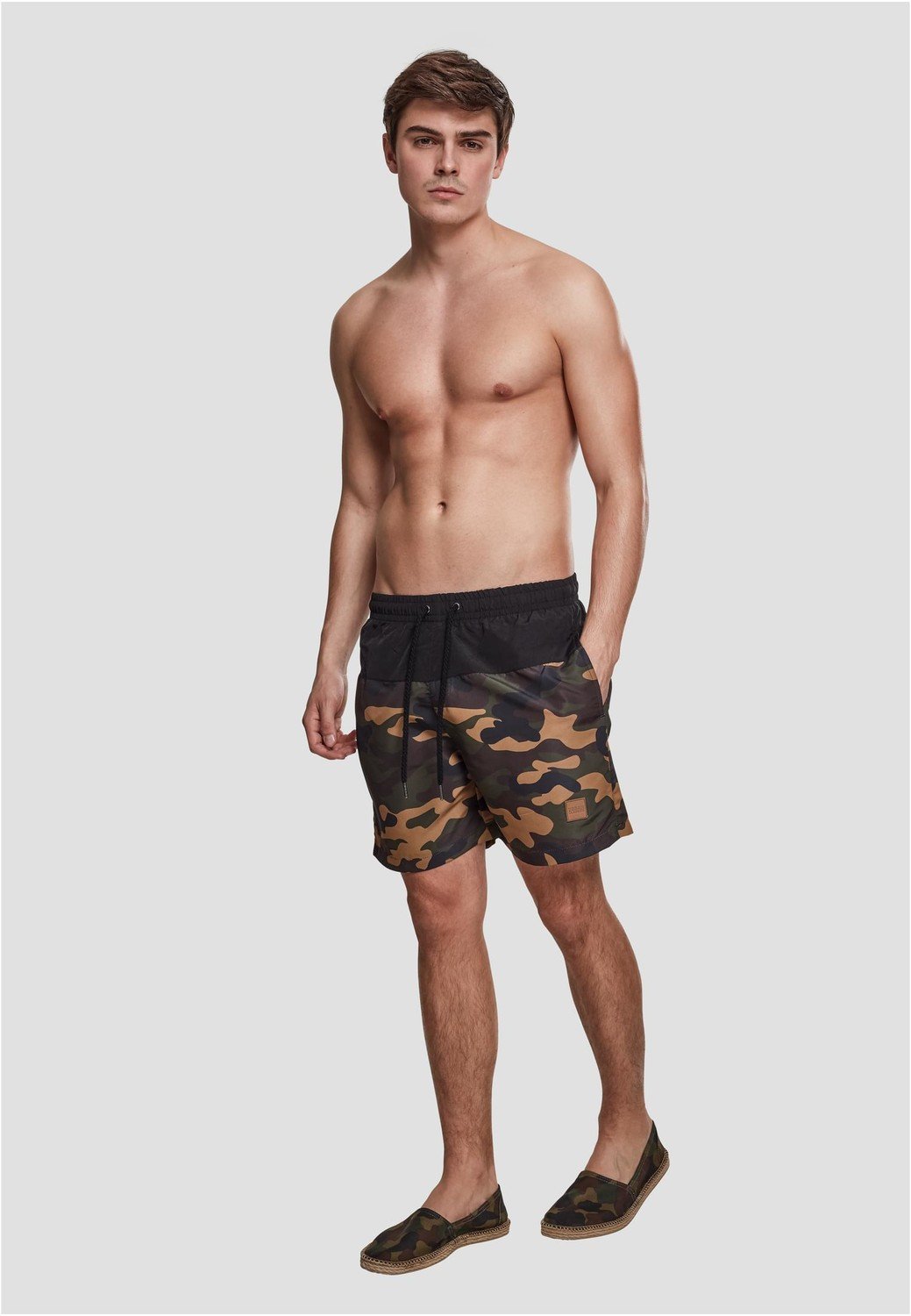 Block Swim Shorts blk/woodcamo