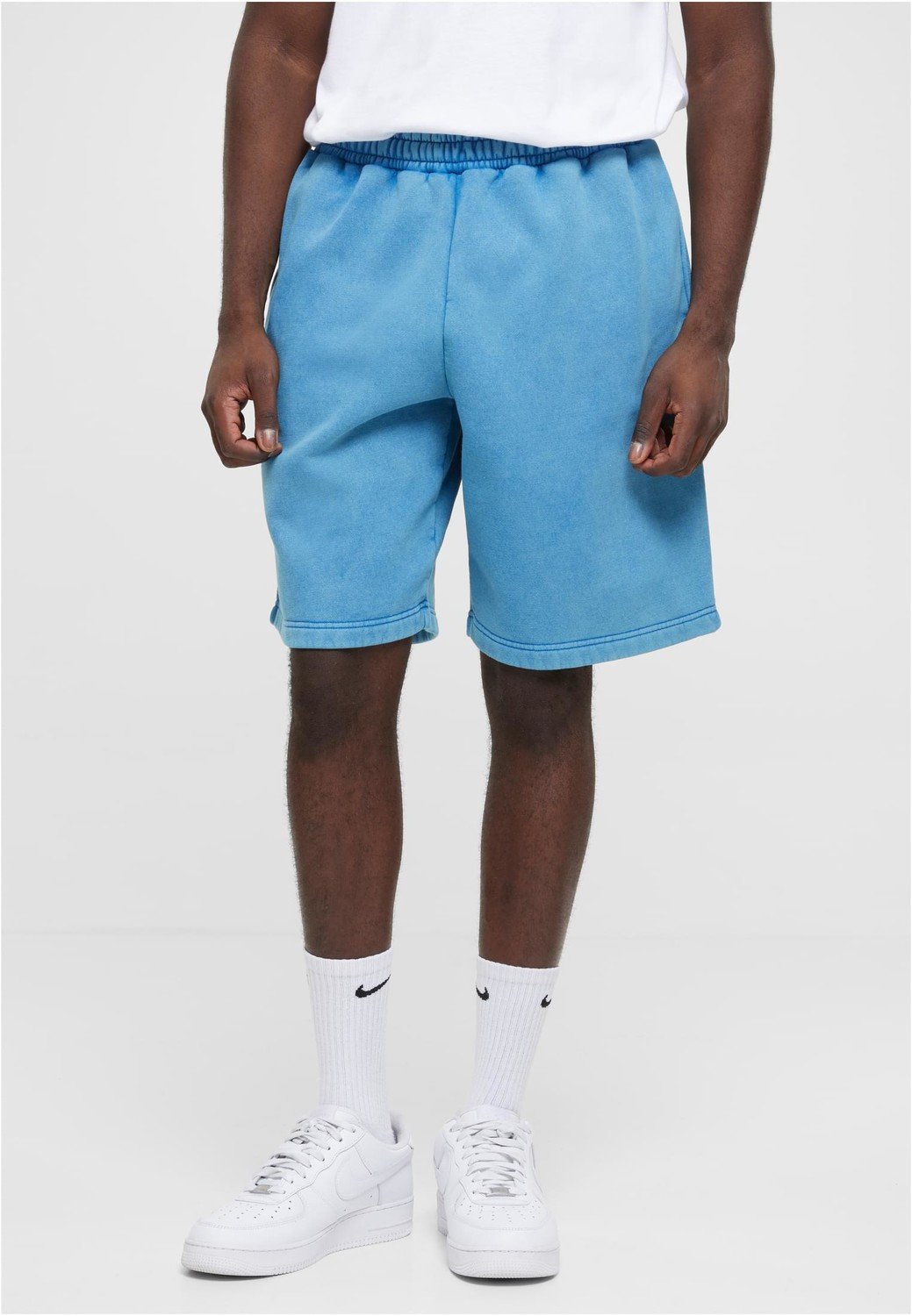 Heavy Sand Washed Sweat Shorts royal