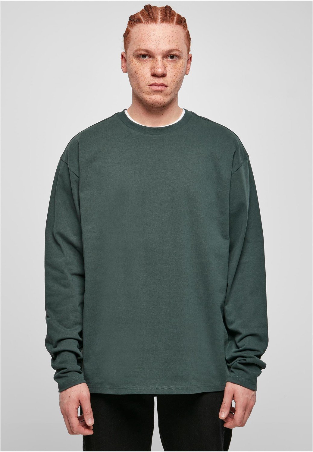 Ultra Heavy Oversized Longsleeve bottlegreen