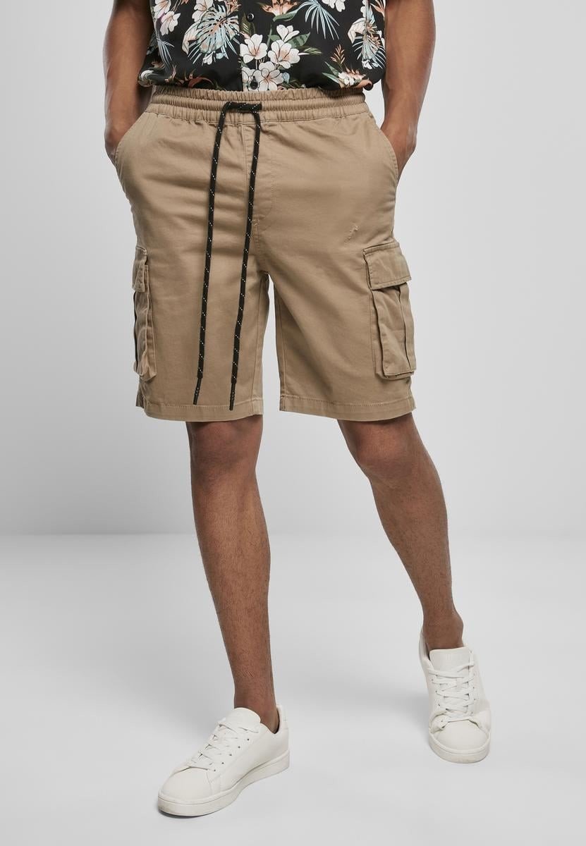 Cargo Shorts se stahovací šňůrkou darksand