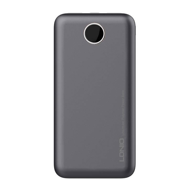 Powerbanka LDNIO PQ10, 2xUSB, 22,5W, 10000mah (šedá)