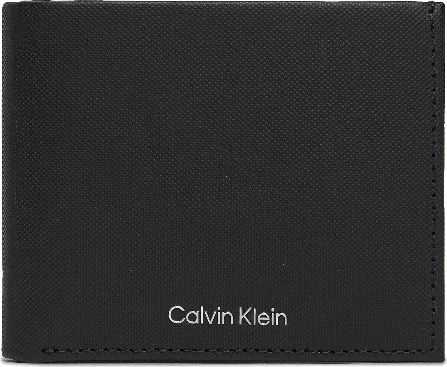 Velká pánská peněženka Calvin Klein Ck Must Bifold 5Cc W/Coin K50K511381 Ck Black Pique BEH