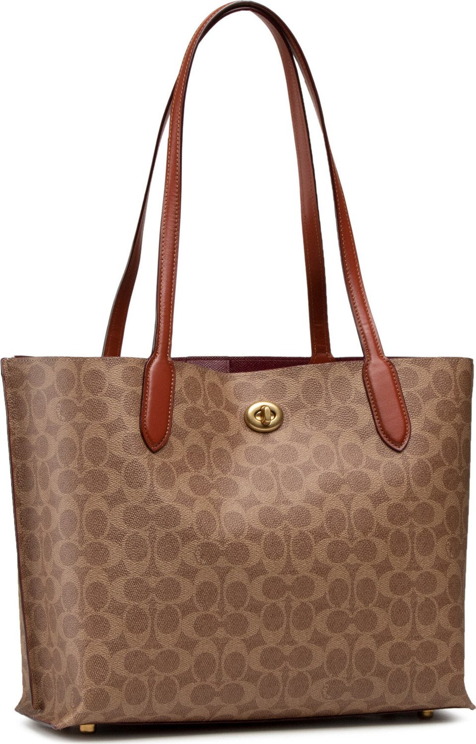 Kabelka Coach Cc Sig Willow Tote C0693 B4/Tan Rust