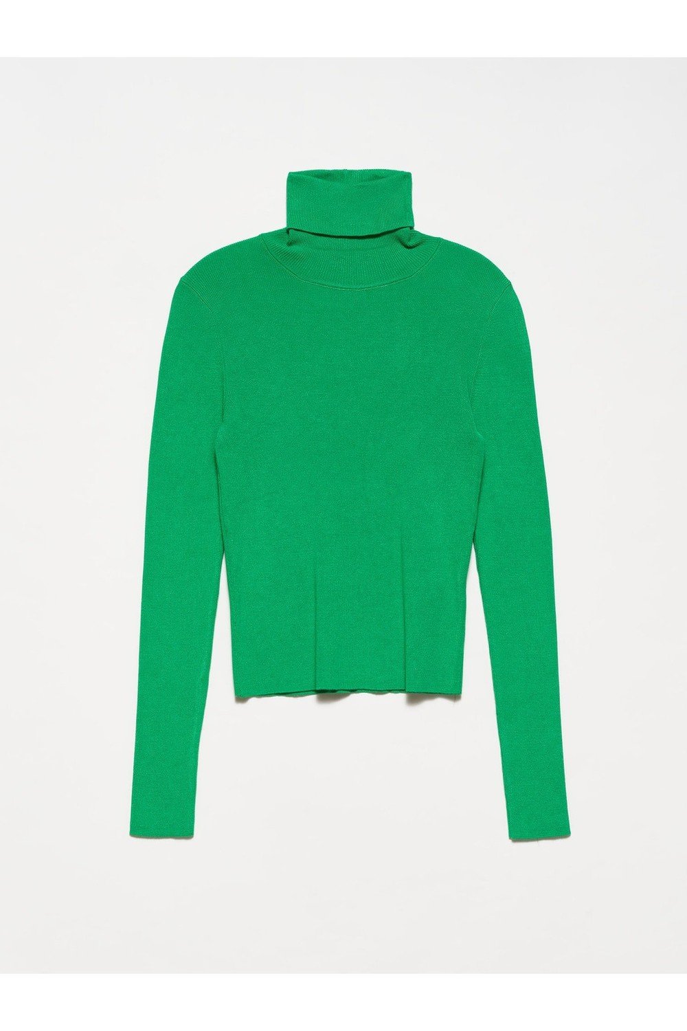 Dilvin 10225 Turtleneck Sweater-green