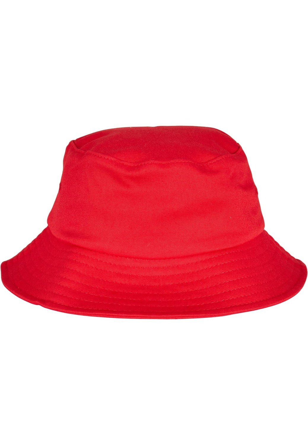 Dětská čepice Flexfit Cotton Twill Bucket, červená