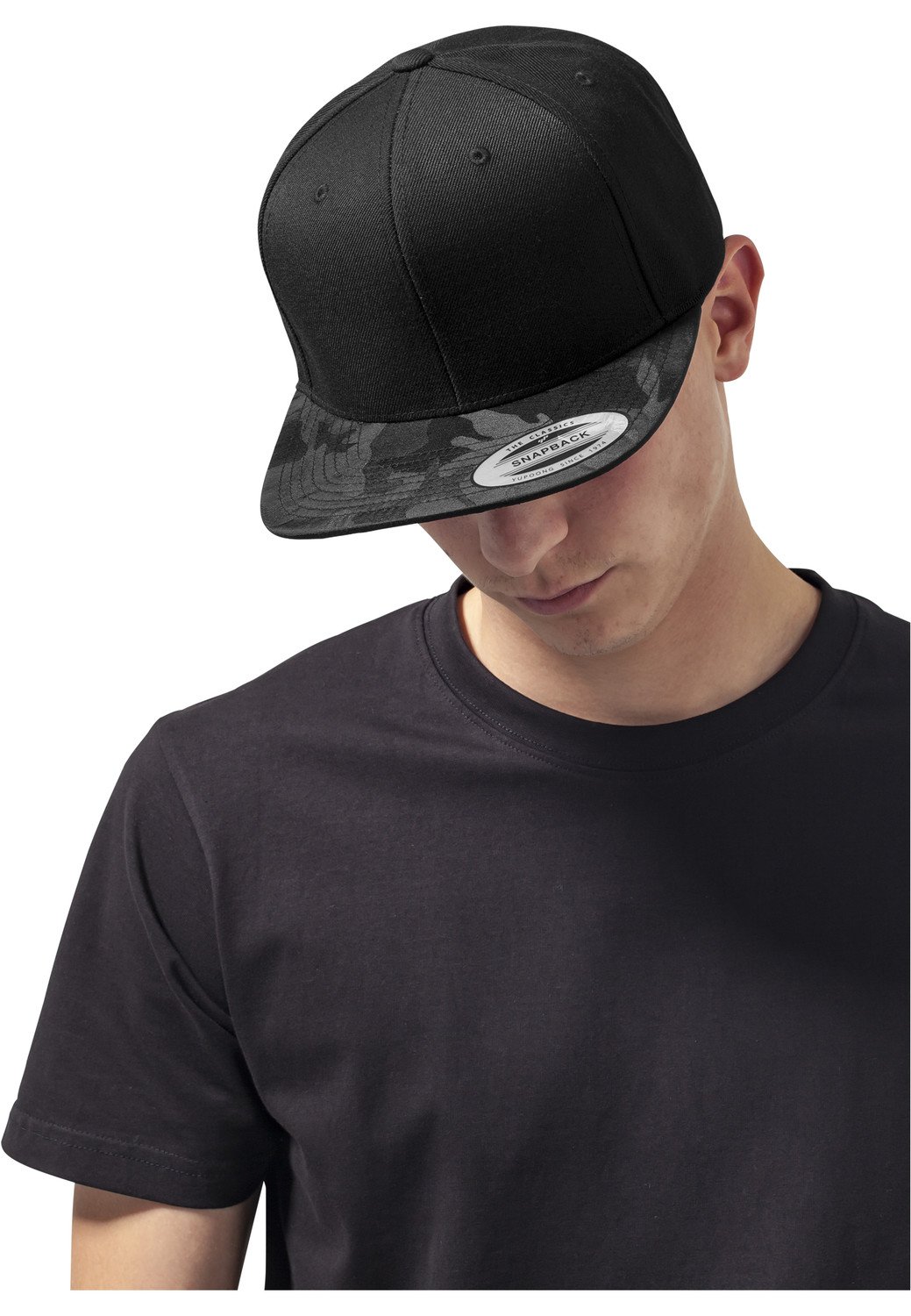 Camo Visor Snapback černá kamufláž