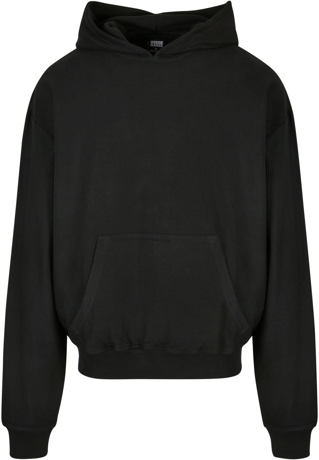 Rib Terry Boxy Hoody black