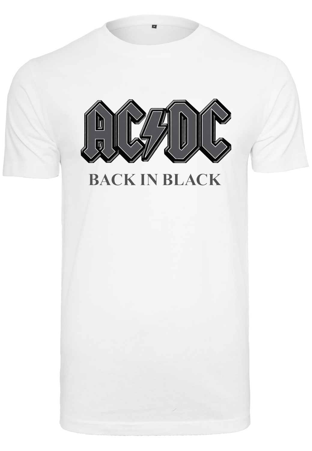 ACDC Back In Black Tee white