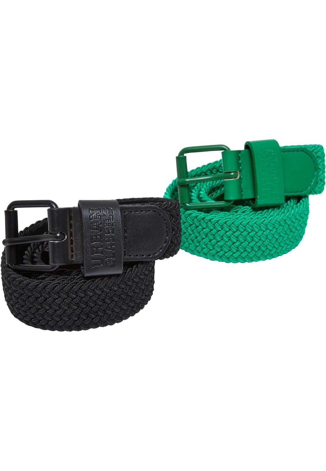 Elastic Belt Set Kids black/bodegagreen