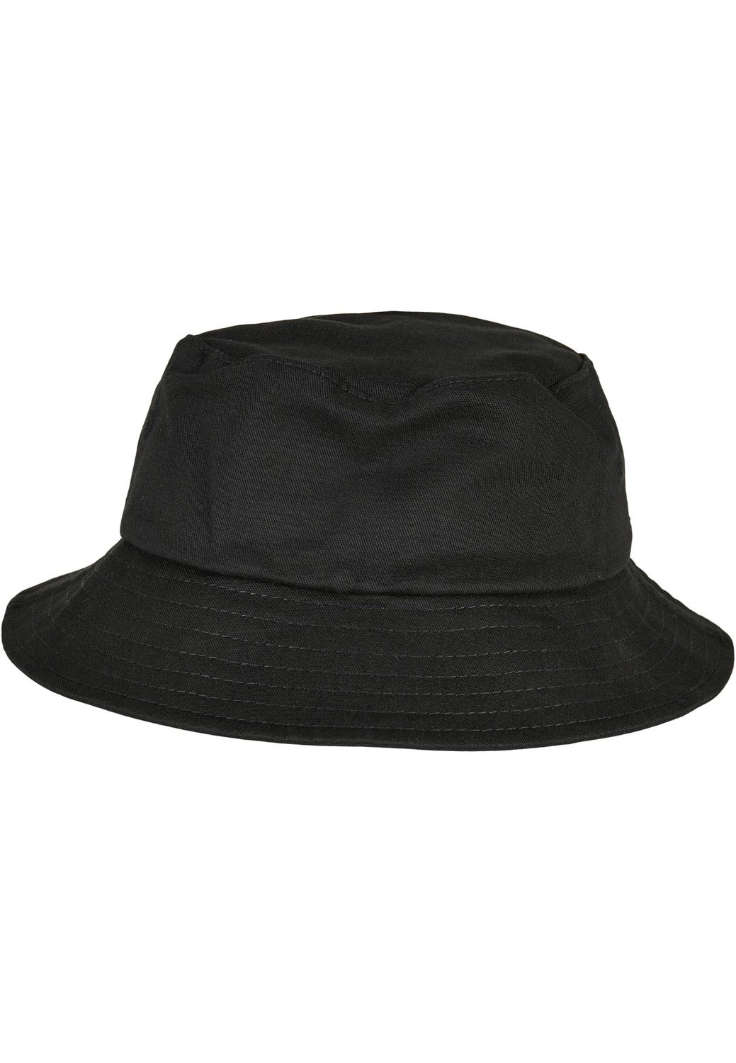 Dětská čepice Flexfit Cotton Twill Bucket, černá