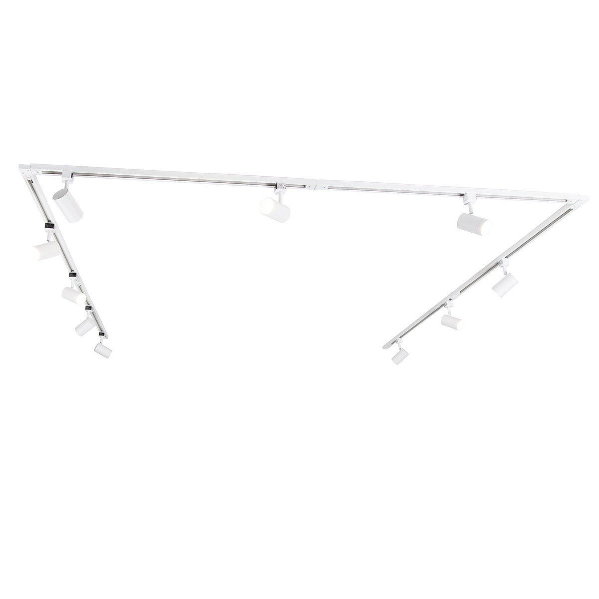 Moderní 1-fázový kolejnicový systém s 10 bílými skvrnami - Jeana