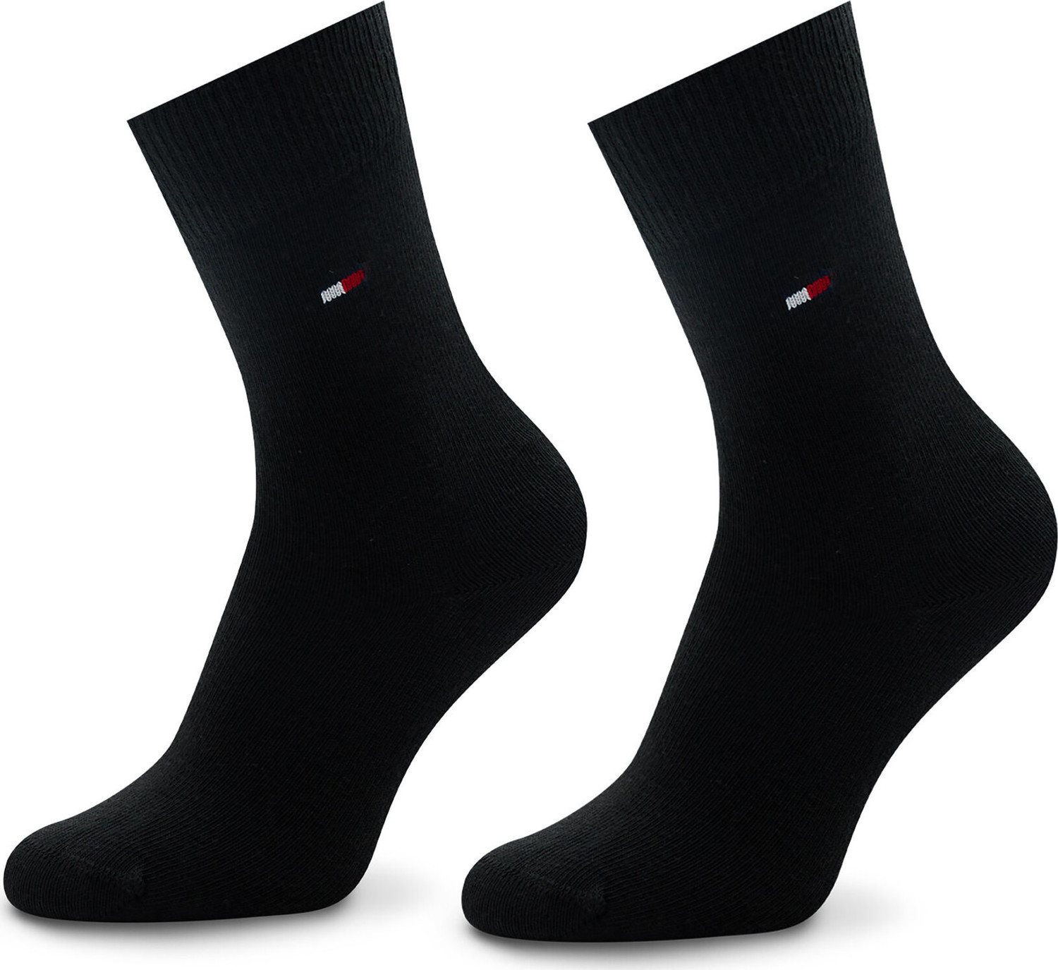 Sada 2 párů dětských nízkých ponožek Tommy Hilfiger 391334 Black 200