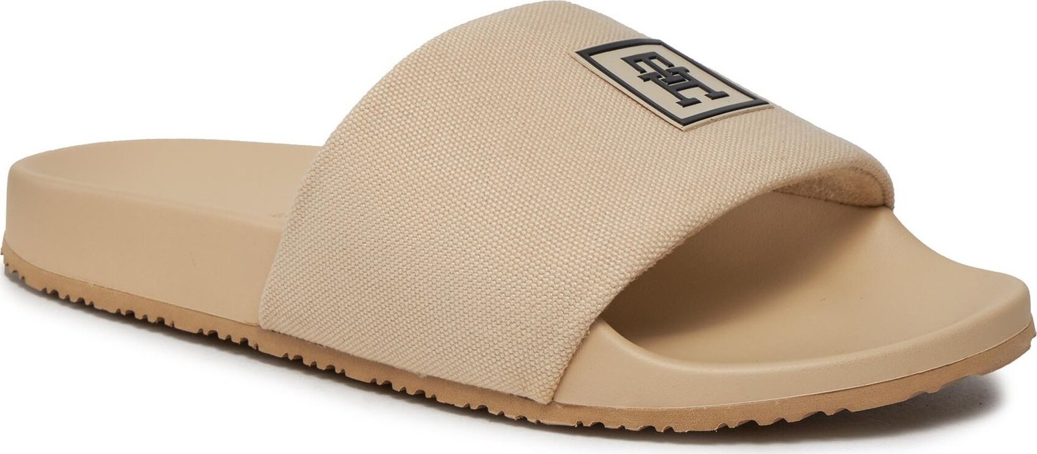 Nazouváky Tommy Hilfiger Th 85 Slide FW0FW07766 White Clay AES