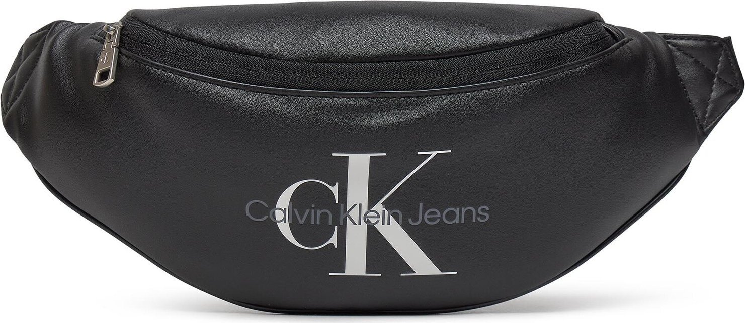Ledvinka Calvin Klein Jeans Monogram Soft Waistbag38 K50K511505 Black BEH
