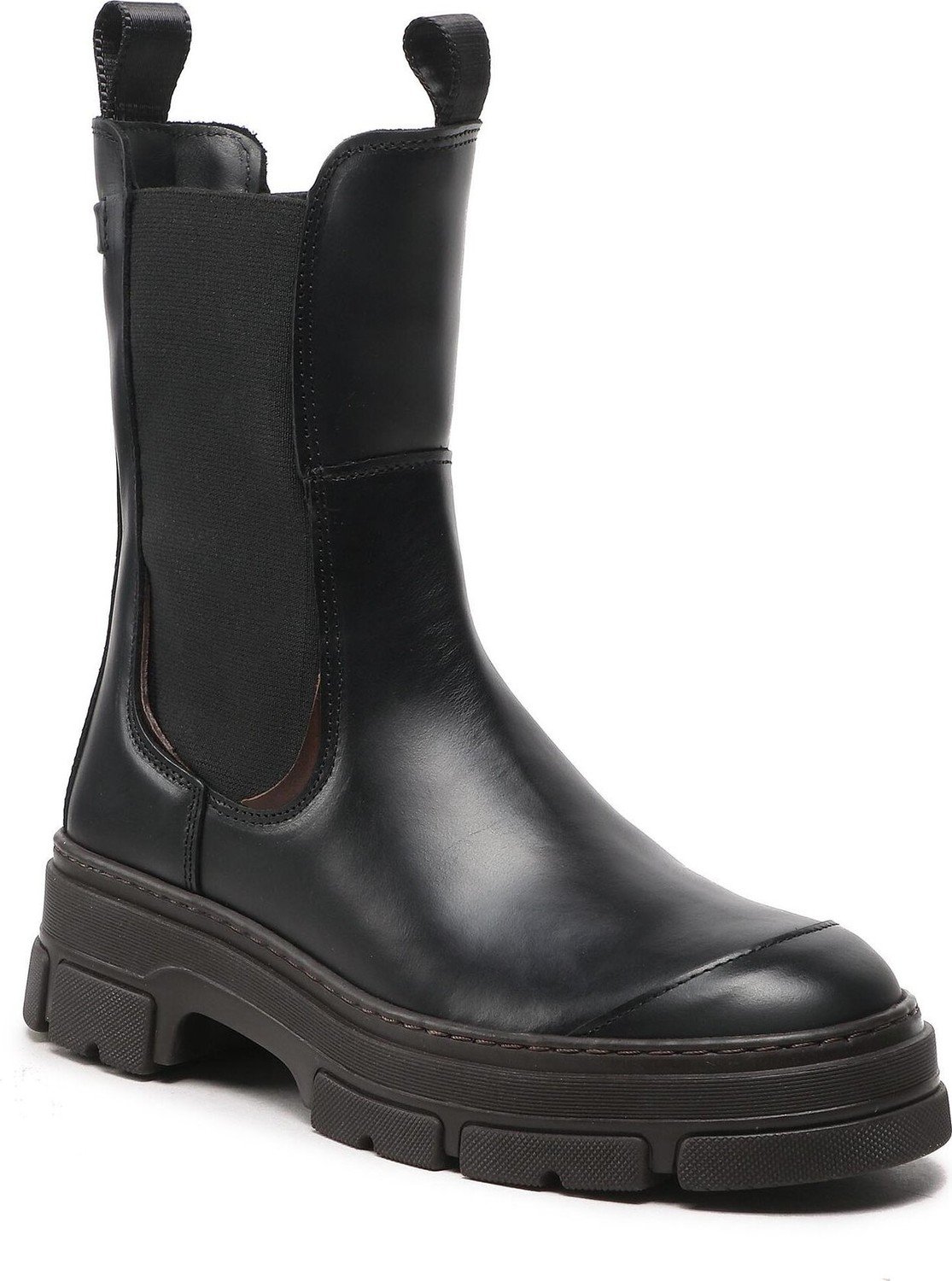 Kotníková obuv s elastickým prvkem Gant Monthike 25541191 Black/Brown G030